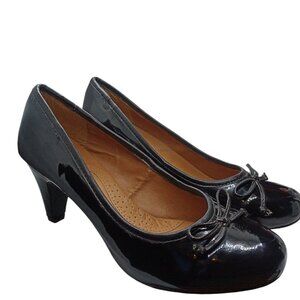 Avenue's  Women's TARA 8.5W Black Pumps with  3” Heels